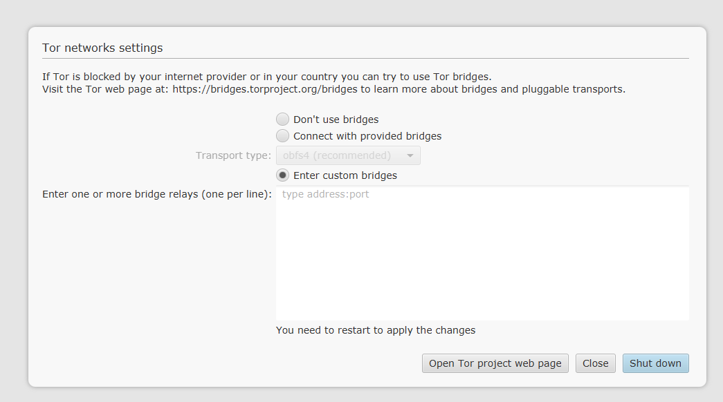 how to set up a tor bridge